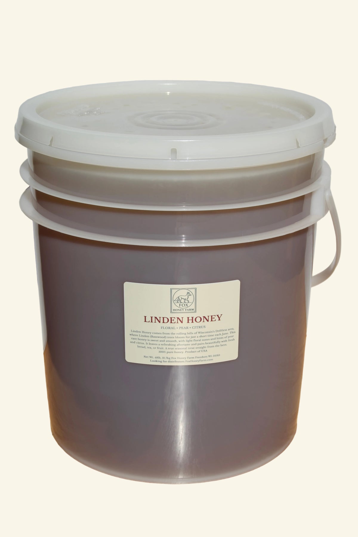 Linden Honey FRESH Harvest-48lb bucket
