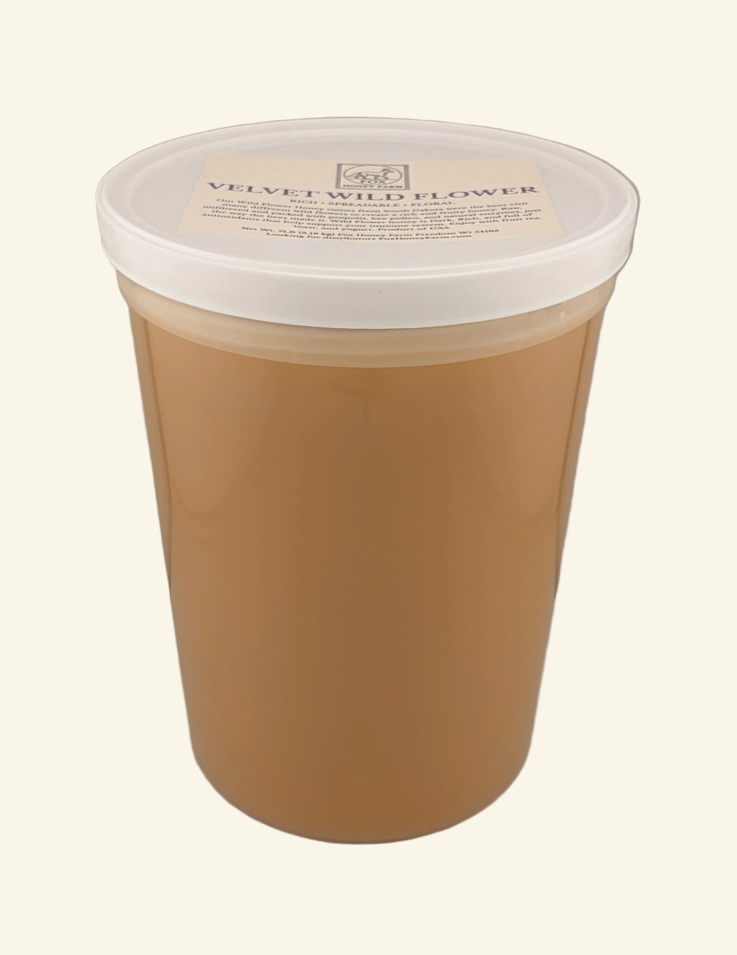Velvet Wildflower Honey 7lb (soft, spreadable)