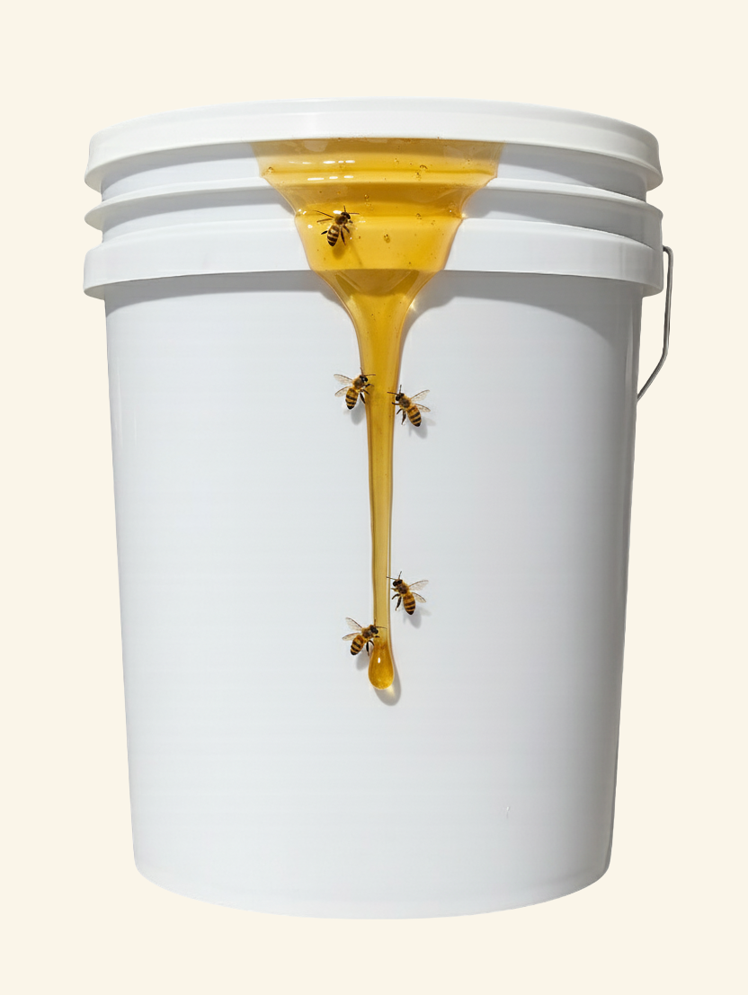 White Clover Honey - 60lb Bucket – Fox Honey Farm