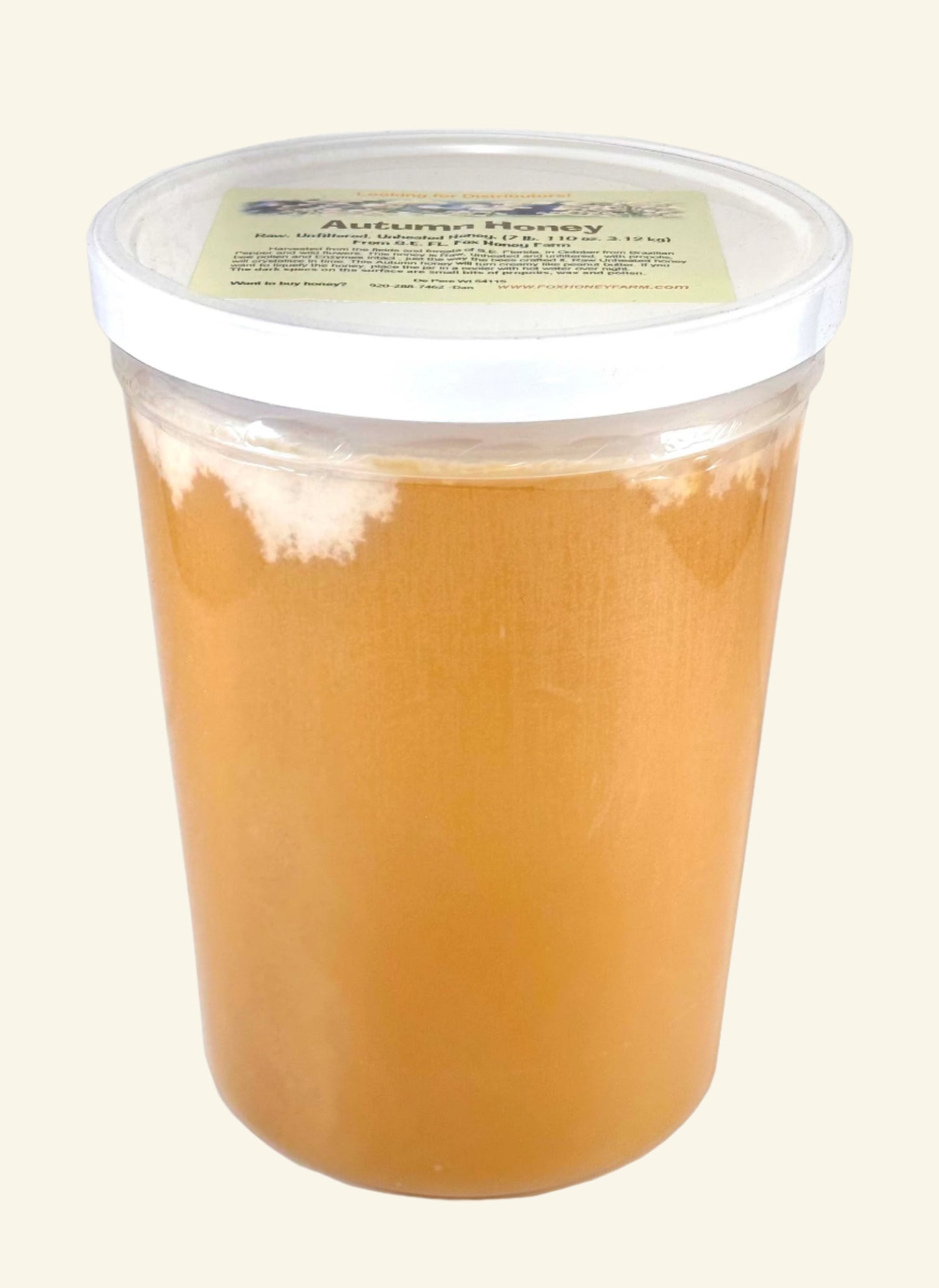 Florida Autumn Honey 7 lbs Crystallized