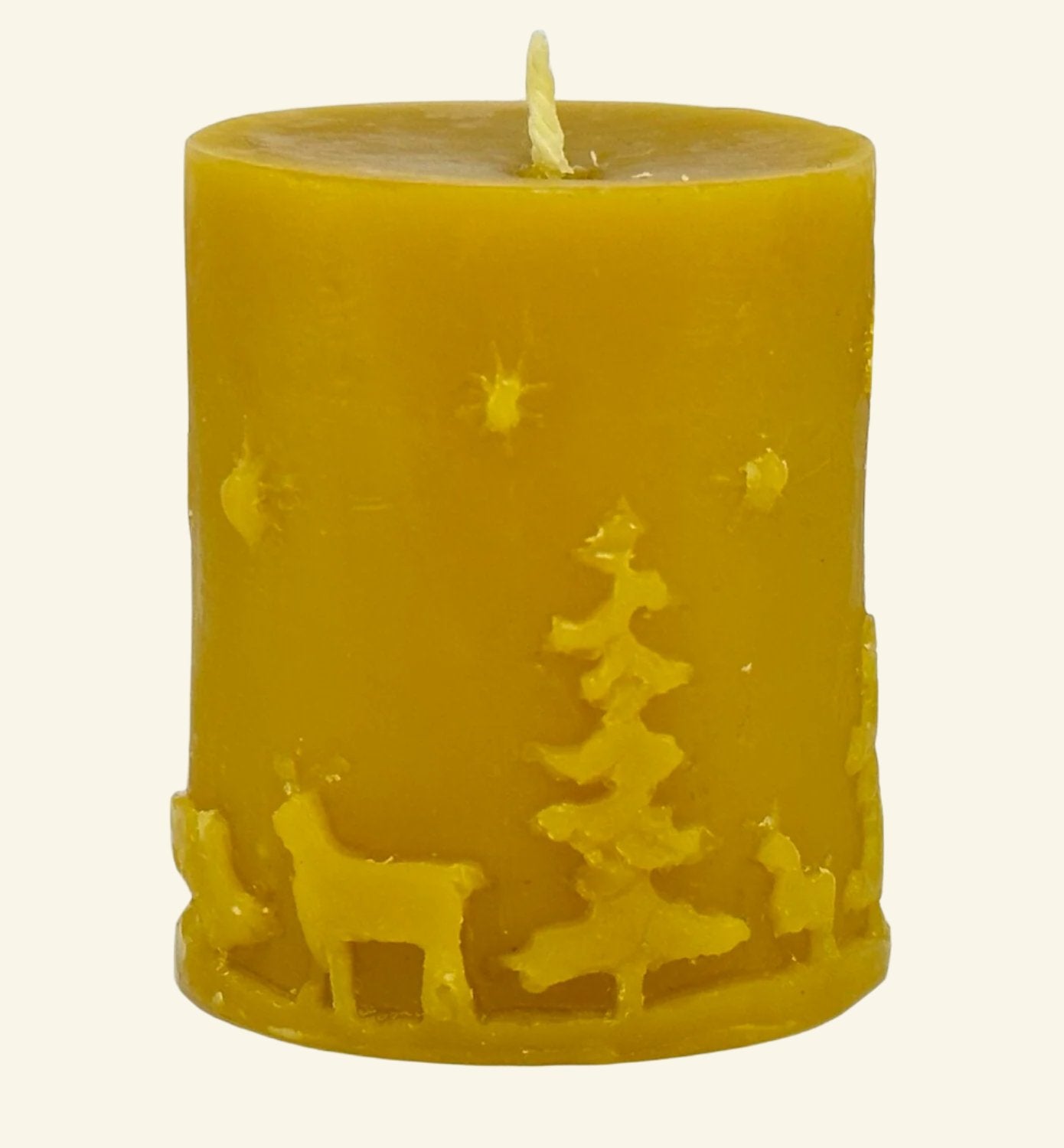 bees wax winter candle
