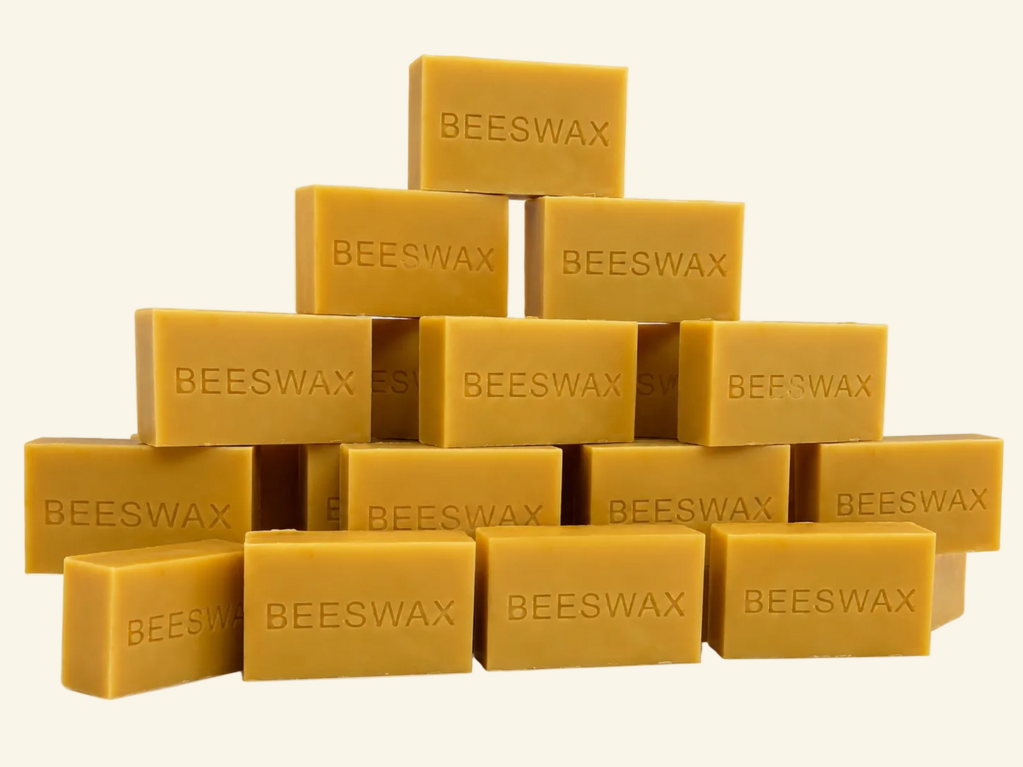 Bulk Beeswax 1 lb blocks, 16 pack