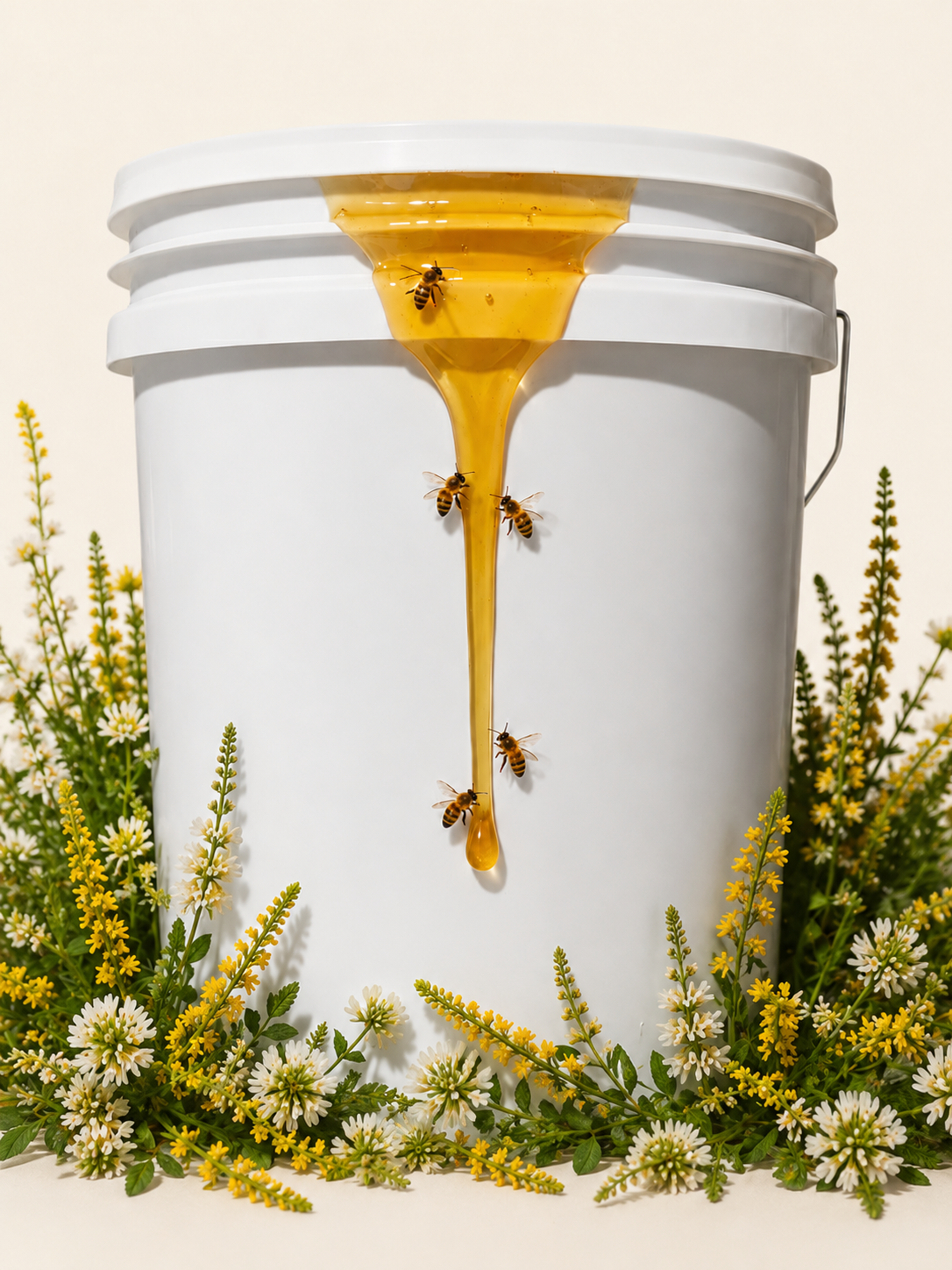 White Clover Honey - 60lb Bucket