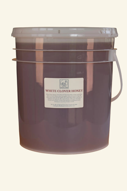 White Clover Honey - FRESH harvest - 48lb Bucket