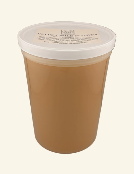 Velvet Wildflower Honey 7lb (soft, spreadable)