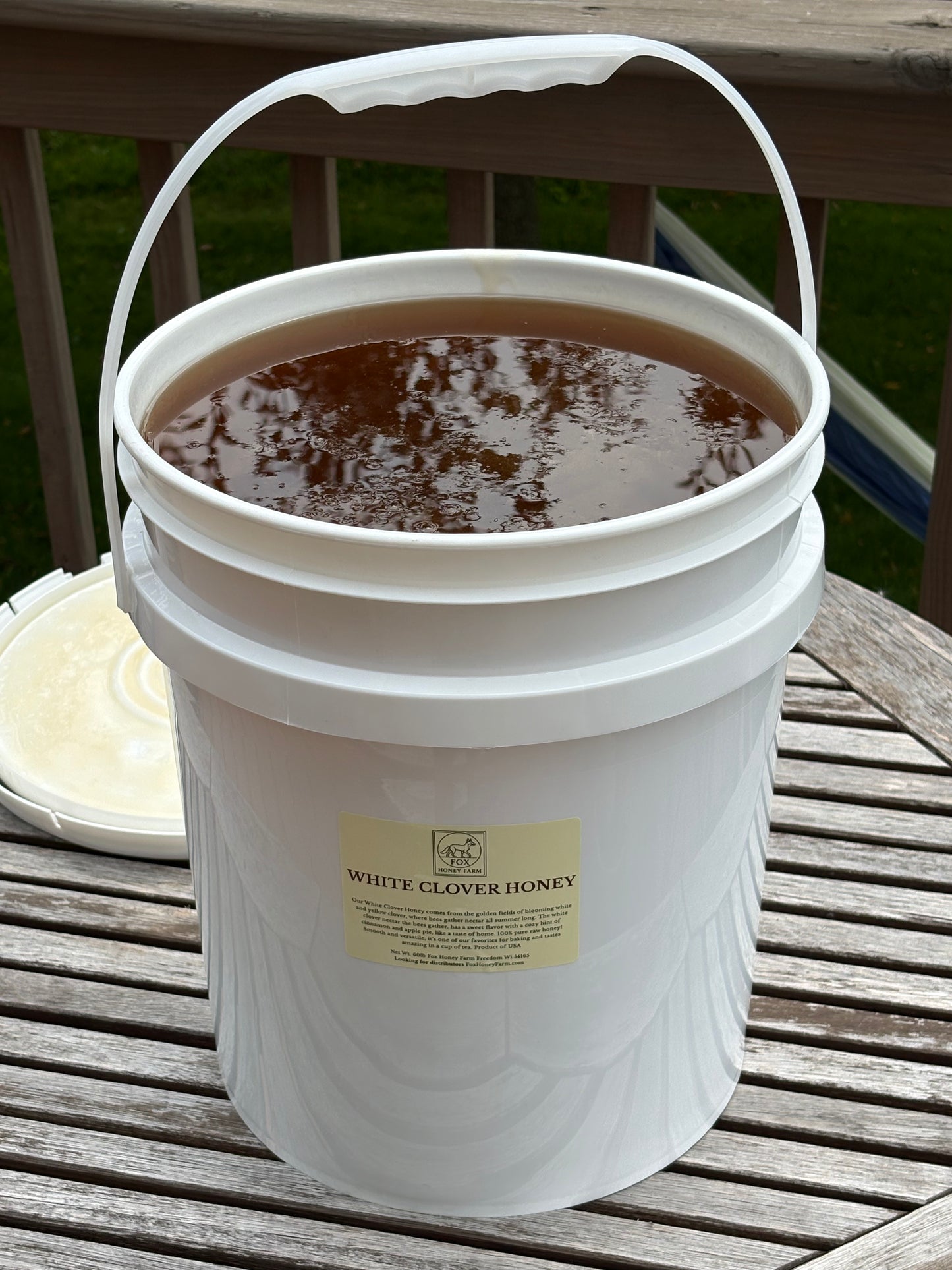 White Clover Honey - 60lb Bucket