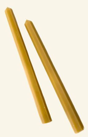 100% beeswax candles